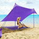 7' x 7' Family Beach Tent Canopy Sunshade