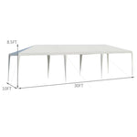 10' x 30' Waterproof Gazebo Canopy Tent for Wedding & Party