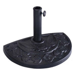 20" Outdoor Patio Half Round Umbrella Base Stand - Bestoutdor