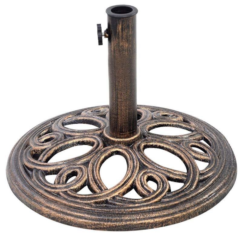 17 3/4" Round Umbrella Base Stand - Bestoutdor