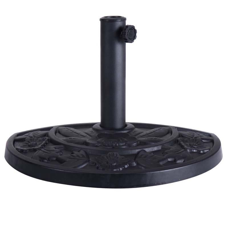 20" Outdoor Patio Half Round Umbrella Base Stand - Bestoutdor