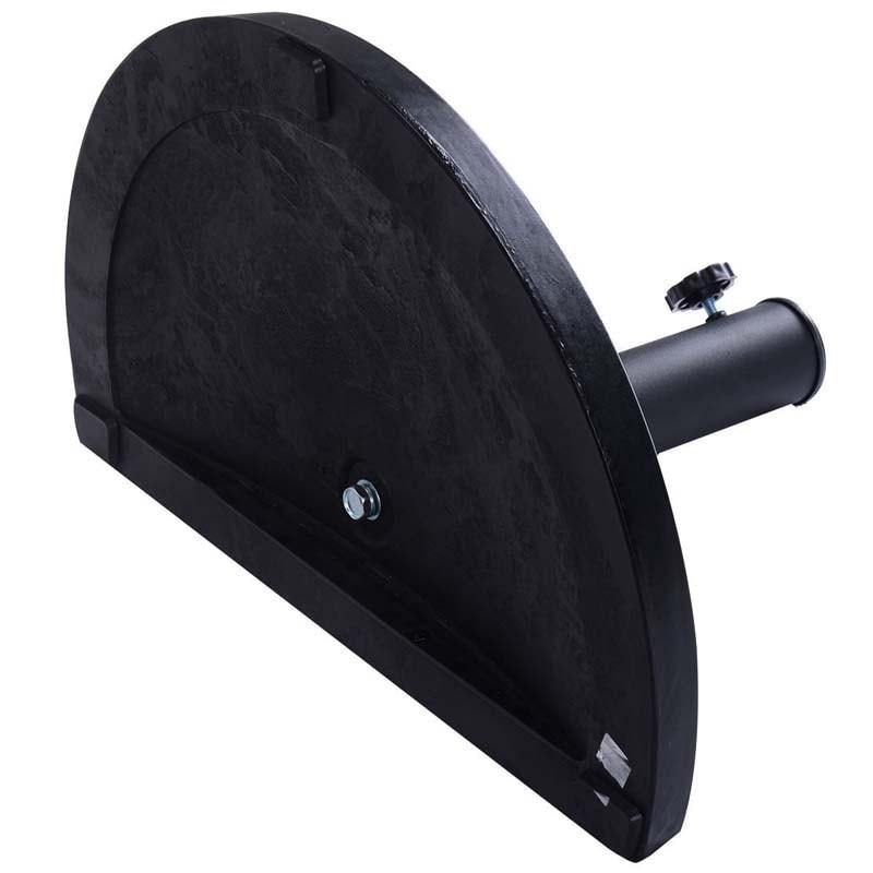 20" Outdoor Patio Half Round Umbrella Base Stand - Bestoutdor