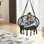 Cotton Rope Hanging Hammock Chair Macrame Swing Chair