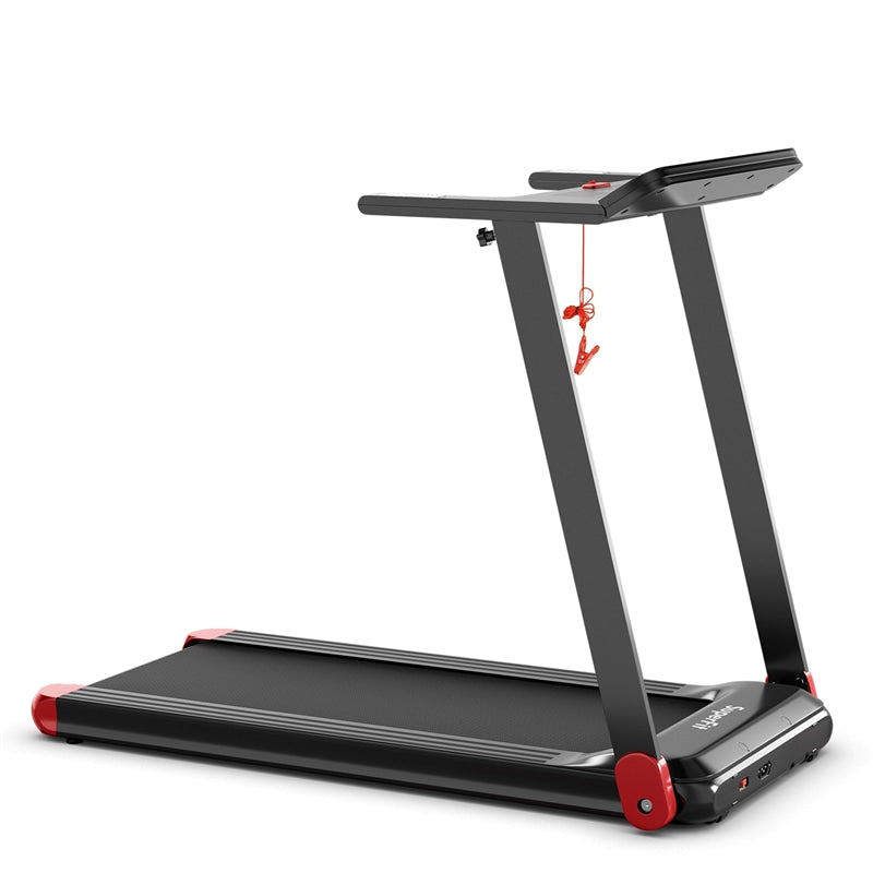 Folding Treadmill Superfit Compact Walking Running Machine with Smart APP Control & Bluetooth Speaker