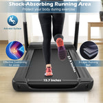 Superfit 2.25HP Folding Treadmill Electric Running Walking Machine with LED Display & APP Control