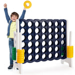 Jumbo 4-to-Score Giant Game Set 4-in-A-Row Lawn Game Set Large Yard Connect 4 Game for Outdoor Indoor Kids Adults Family Fun