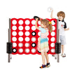 Jumbo 4-to-Score Giant Game Set 4-in-A-Row Lawn Game Set Large Yard Connect 4 Game for Outdoor Indoor Kids Adults Family Fun