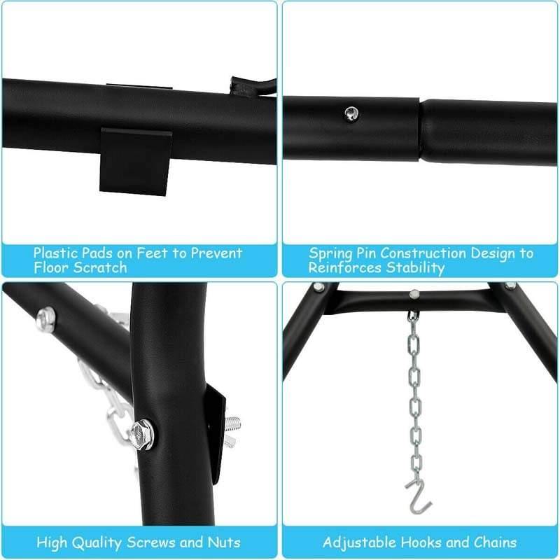 Adjustable Heavy-Duty Universal Hammock Stand - Bestoutdor