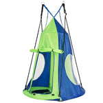 40'' Kids Hanging Chair Swing Tent Set - Bestoutdor