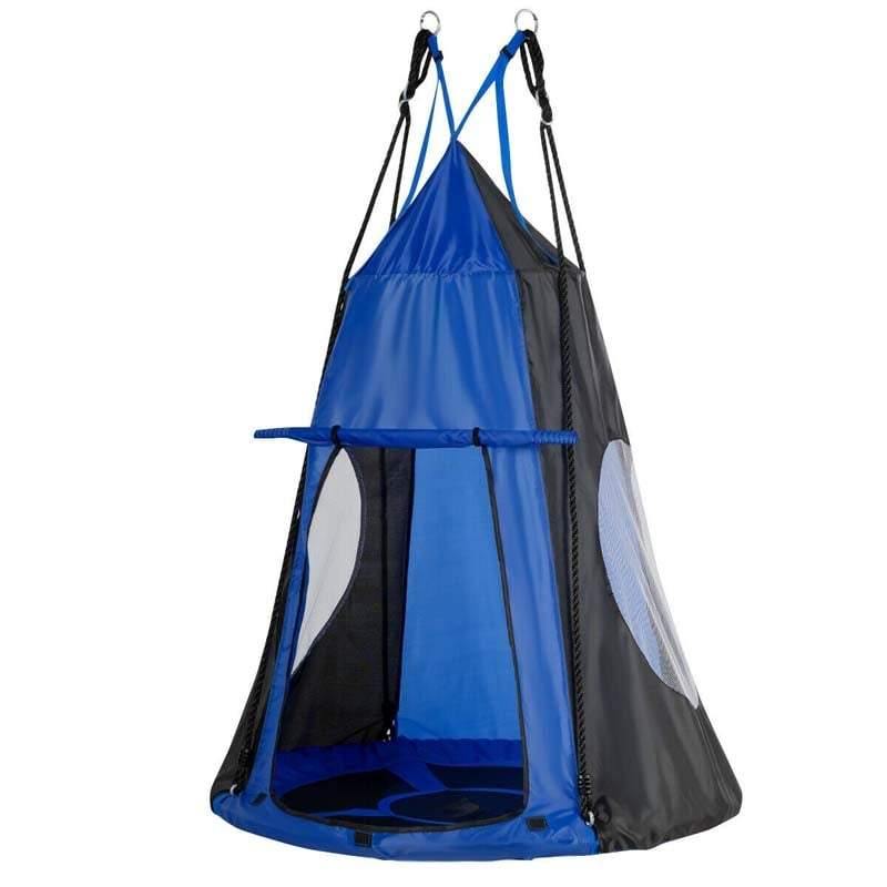 40'' Kids Hanging Chair Swing Tent Set - Bestoutdor