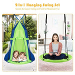 40'' Kids Hanging Chair Swing Tent Set - Bestoutdor