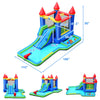 Inflatable Water Slide Bouncy Castle Splash Pool Water Cannon without Blower