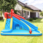 Inflatable Water Slide Crab Dual Slide Bounce House Splash Pool with 950W Blower