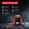 Portable Jump Starter 1500 Amp Car Battery Charger 180 PSI Air Compressor Power Bank Charger with 2 USB Ports Smart Clamps & LED Flashlight