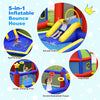 Kids Bouncy Castle Inflatable Slide Large Jumping Area Playhouse with 735W Blower