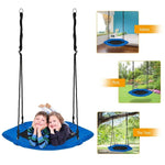 37" Kids Hexagon Tree Swing with Adjustable Hanging Rope