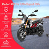 Kids Ride On Motorcycle 12V Aprilia Licensed Electric Dirt Bike with Training Wheels & Headlight