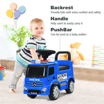 Kids Ride On Push Police Car Licensed Mercedes Benz Toddler Sliding Walking Car with Steering Wheel