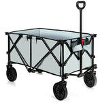 Outdoor Collapsible Utility Garden Wagon Cart Trolley Buggy