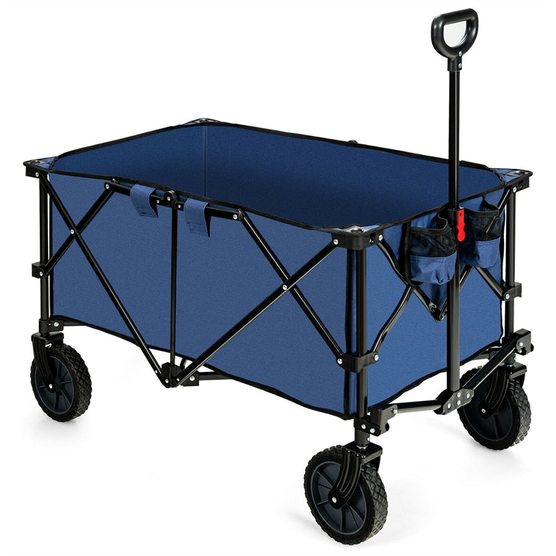 Outdoor Collapsible Utility Garden Wagon Cart Trolley Buggy