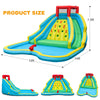 Inflatable Water Slide 15x12FT Mighty Waterslide Park Splash Pool with Dual Slides & Large Climbing Wall for Kids Outdoor Indoor Party Gifts