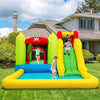 Inflatable Water Slide 12x9FT Blowup Bounce House Water Park with Large Jumping Area, Splash Pool & 480W Blower for Kids Outdoor Indoor Fun