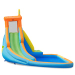 Inflatable Water Slide Kids Giant Bouncy Castle Water Park with Slide, Splash Pool & Climbing Wall for Indoor Outdoor Backyard Fun Party Gifts