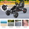 Kids Pedal Go Kart 4-Wheel Pedal-Powered Ride On Car with 2-Position Adjustable Seat