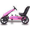 Kids Pedal Go Kart 4-Wheel Pedal-Powered Ride On Car with 2-Position Adjustable Seat