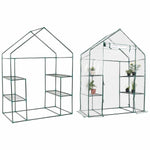 Outdoor Portable 4 Shelves Walk-in Greenhouse - Bestoutdor