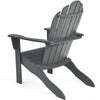 Outdoor Wooden Folding Adirondack Chair for Patio Garden - Bestoutdor