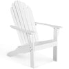 Outdoor Wooden Folding Adirondack Chair for Patio Garden - Bestoutdor