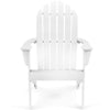 Outdoor Wooden Folding Adirondack Chair for Patio Garden - Bestoutdor