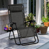 Outdoor Folding Zero Gravity Chair Reclining Patio Chair Lounge Chair