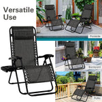 Outdoor Folding Zero Gravity Chair Reclining Patio Chair Lounge Chair