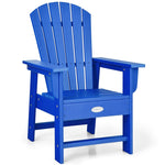 Patio Kids Adirondack Chair Outdoor Chair with Ergonomic Backrest