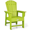 Patio Kids Adirondack Chair Outdoor Chair with Ergonomic Backrest