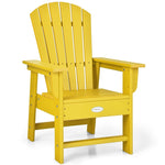 Patio Kids Adirondack Chair Outdoor Chair with Ergonomic Backrest