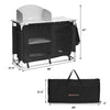 Portable Outdoor Cooking Table Camping Table Grill Table - thebestoutdor.com