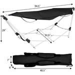 Portable Hammock Camping Bed with Carry Bag - Bestoutdor