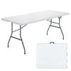 Heavy Duty Folding Table Portable Camping Picnic Dining Table with Carrying Handle