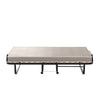 Portable Rollaway Bed Folding Guest Bed Sleeper Wooden Slats with 4 Inch Memory Foam Mattress