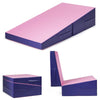 Gymnastic Wedge Mat Cheese Wedge Incline Mat Folding & Non-Folding Tumbling Mat for Home Exercise Adult Kids Play