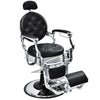 Vintage Barber Chair 360° Swivel Reclining Salon Chair Heavy Duty Hydraulic Hairdressing Styling Chair Height Adjustable with Rotated Footrest