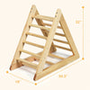 Wooden Climbing Triangle Ladder Toddler Pikler Triangle Climber Play Equipment for Indoor