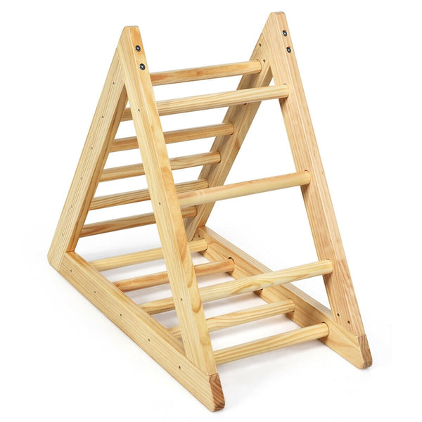 Wooden Climbing Triangle Ladder Toddler Pikler Triangle Climber Play Equipment for Indoor