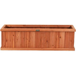 40" L x 12" W Wooden Raised Garden Bed Window Mounted Planter Box - Bestoutdor