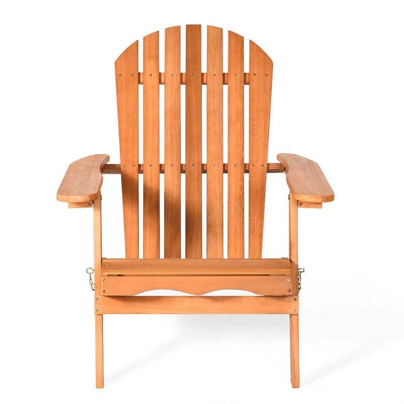 Bestoutdor Wooden Folding Adirondack Chair Patio Lounge Chair