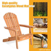 Bestoutdor Wooden Folding Adirondack Chair Patio Lounge Chair