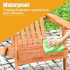 Bestoutdor Wooden Folding Adirondack Chair Patio Lounge Chair